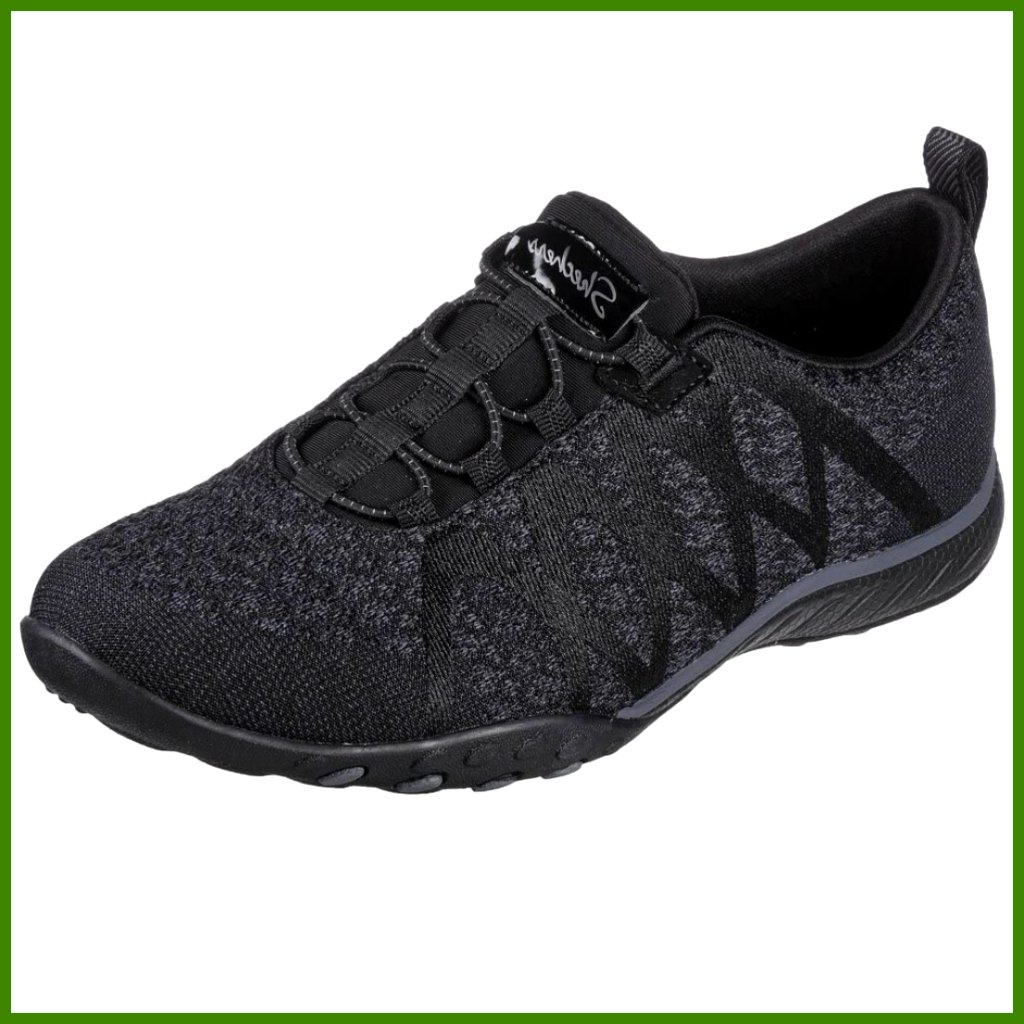 Skech-Knit Slip On Sneakers With Memory Foam Cushioning